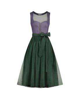 Dirndl HEDI 80cm verde oscuro 38