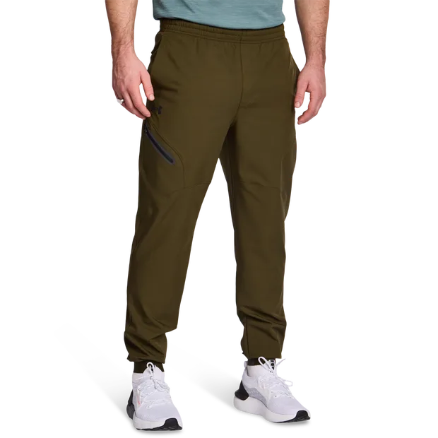Unstoppable Uomo - Pantaloni Verde - Taglia S - Poly Woven S - Under armour - FashionsVida