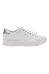 Sneakers Bianche con Dettaglio Posteriore Argento AMBER 36