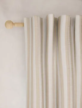 Pure Cotton Striped Multiway Curtains Neutral - M&S - FashionsVida