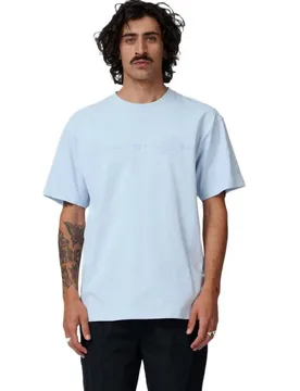 T-shirt à Manches Courtes Tonal Opus Dot Stripe Fresh Blue M - Santa Cruz - FashionsVida