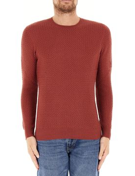 Maglione lavorato MATTONE 50