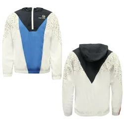 Coltan Mens White Windbreaker Jacket - Size Small
