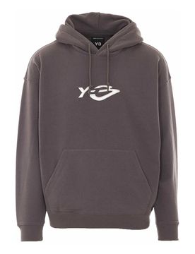 Felpa con cappuccio Adidas grigia