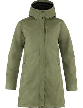 Kiruna Padded Damen Funktionsjacke, grün XS - Fjällräven - FashionsVida