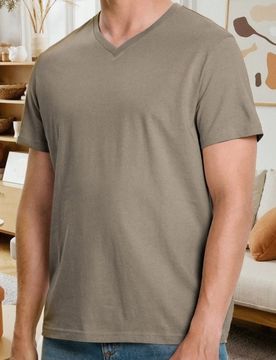 T-shirt basic con scollo a V - talpa