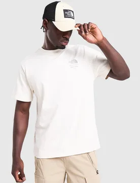 Mens Notes T-Shirt - Crema, crema crema Uomo taglia XL - The North Face - FashionsVida