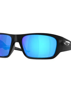 Masseter Polarized Sunglasses Polished Black Prizm Sapphire Polar/CAT3 - Oakley - FashionsVida