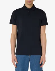 Polo con taschino uomo navy blue