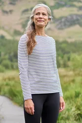 St Ives Womens Crew Neck Top - Cream - Cream - Size: 12