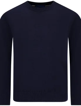 Maglia a girocollo uomo blu - Paul&Shark - FashionsVida