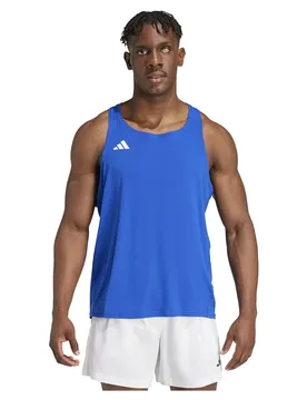 Maglietta Senza Maniche Adizero Essentials Team Royal Blue XS - Adidas - FashionsVida