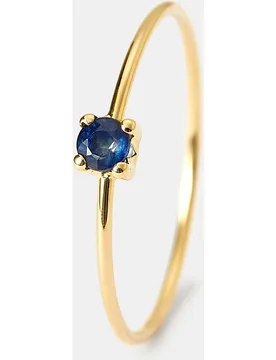 Anillo de oro y zafiro tratado - El Corte Inglés - FashionsVida