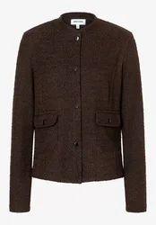 Bouclé Jersey Blazer Jacket female