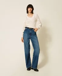 Twinset Jean ample avec cinq poches