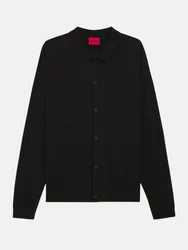 HUGO Regular-Fit Strickjacke San Jordan Schwarz M