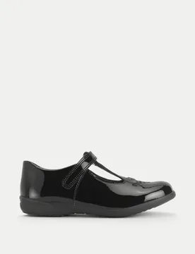 Kids' Patent Leather T-Bar School Shoes (10 Small - 4 Large) Black Female - Start-Rite - FashionsVida