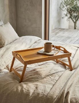 Tavolino pieghevole - beige