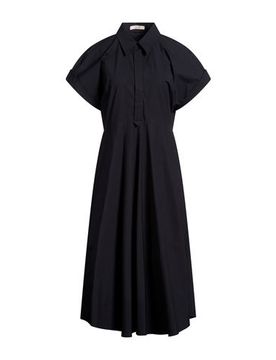 Midi-Kleid Damen Nachtblau 1,2,4,5 Damen