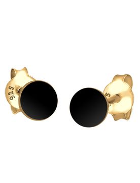 ELLI Pendientes 'Geo' negro
