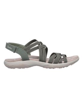 Sandali verde oliva con fasce elastiche regolabili REGGAE SLIM SUMMER GETAWAY 39