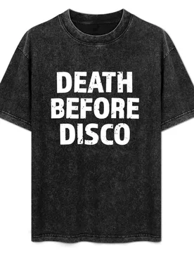 Death Before Disco T-Shirt Casual Trendy Short Sleeve T-Shirt - Aliexpress - FashionsVida