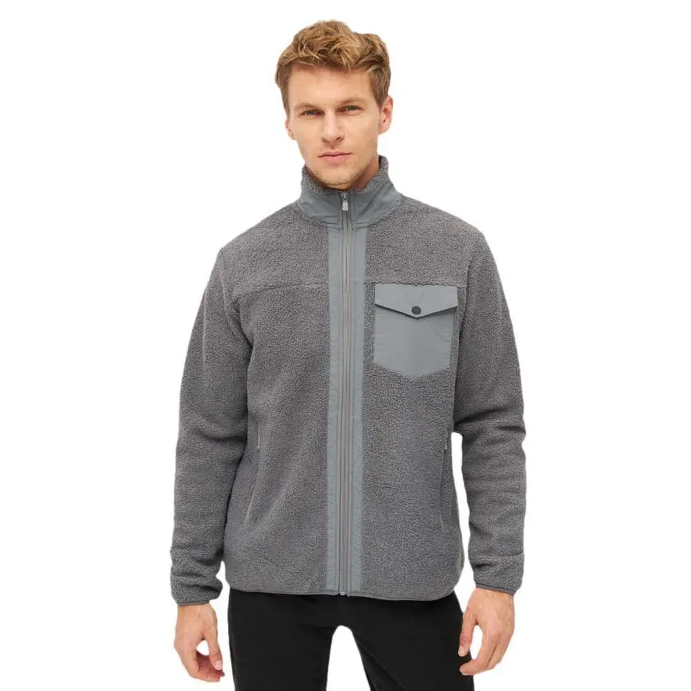 Lauge Full Zip Fleece Concrete L Men - Sea Ranch - FashionsVida