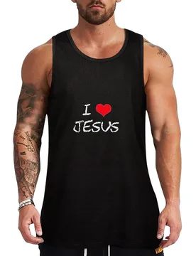 I love Jesus Tank Top Simple Casual Tank Top Basic Lightweight Undershirt - Aliexpress - FashionsVida