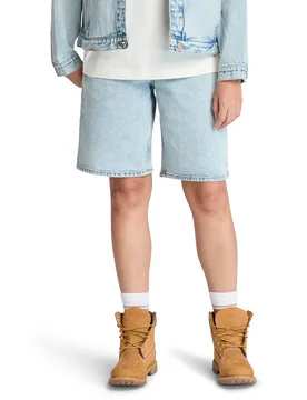 Womens Denim Shorts - Light Blue - Size 25 (Waist) - Timberland - FashionsVida