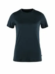 FJÄLLRÄVEN Damen T-Shirt Abisko Wool SS W dunkelblau M W