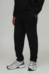 Men's Essential Regular Fit Jogger Black Size Small Black S