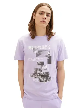 T-shirt à Manches Courtes Printed 1037079 Lilac Vibe M