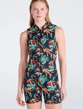 Women's Sleeveless Shorty Wetsuit Stretchy High Collar Quick Dry Size: 24-26 - Multicolor - Size: 24-26 - Mountain Warehouse - FashionsVida