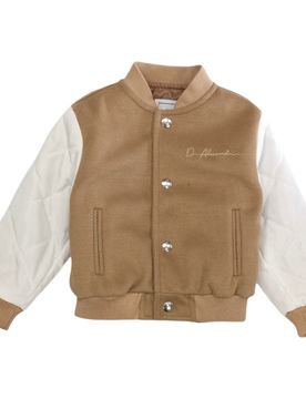 Giubbino Cammello Maniche Panna 1291O00024