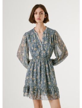Para mujer. PL9537690 Vestido Londyn (L), Casual, Poliéster, Manga larga
