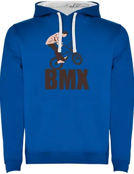 Felpa Con Cappuccio Trick Royal Blue