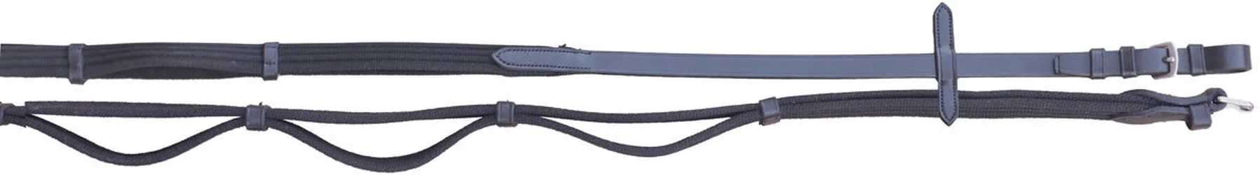Jagdzügel LAVAL, Euro-Club, schwarz COB
