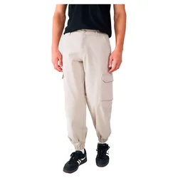 Pantaloni Cargo Cuff White / Beige 38