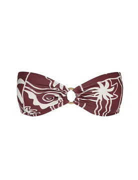 Top bikini da donna Sol Playa Rio Bandeau rosso L - Billabong - FashionsVida