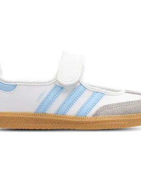 Samba Toddler Trainers - White - Size 13 - Leather - White - Size: 13 - Adidas - FashionsVida