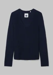 PULLOVER, V-NECK, LONG-SLEEVE, HALF female