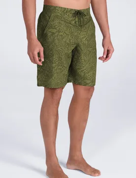 Ocean Printed Mens Boardshorts - Green - Green - Size: XL - Mountain Warehouse - FashionsVida