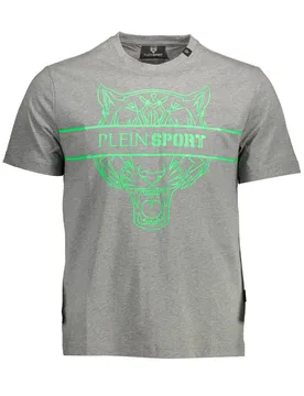 Herren KURZARM-T-SHIRT Grau TIPS112_CBC8298_GRIGIO94GR