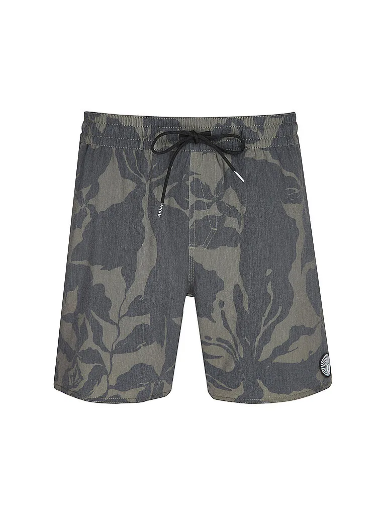 Herren Beachshorts Psyche Cotton olive M M - Volcom - FashionsVida