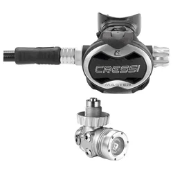 Set Di Regolatori Subacquei Master Chrome T10 Sc Din 300