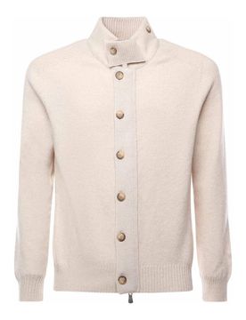 Giacca cardigan in lana vergine
