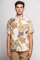 BLOCK 11 camicia uomo a fantasia