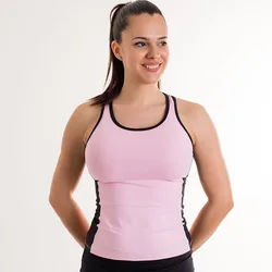 Love Sleeveless T-shirt Pink S