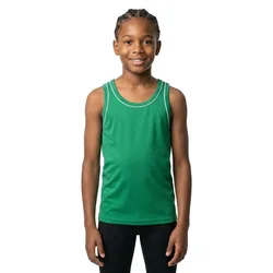 Team Sleeveless T-shirt Courtside Green S