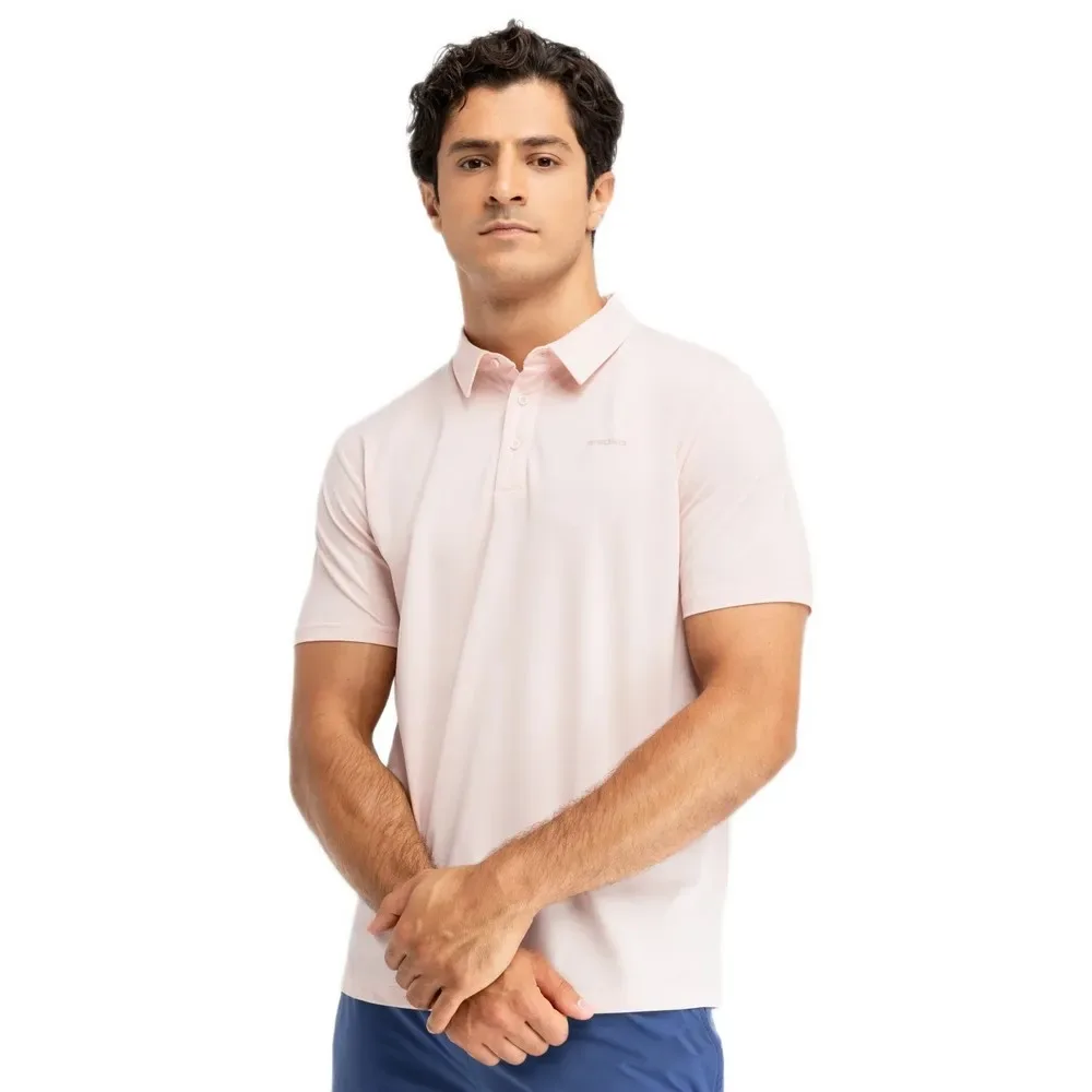Slice Short Sleeve Polo Pink L - Siroko - FashionsVida